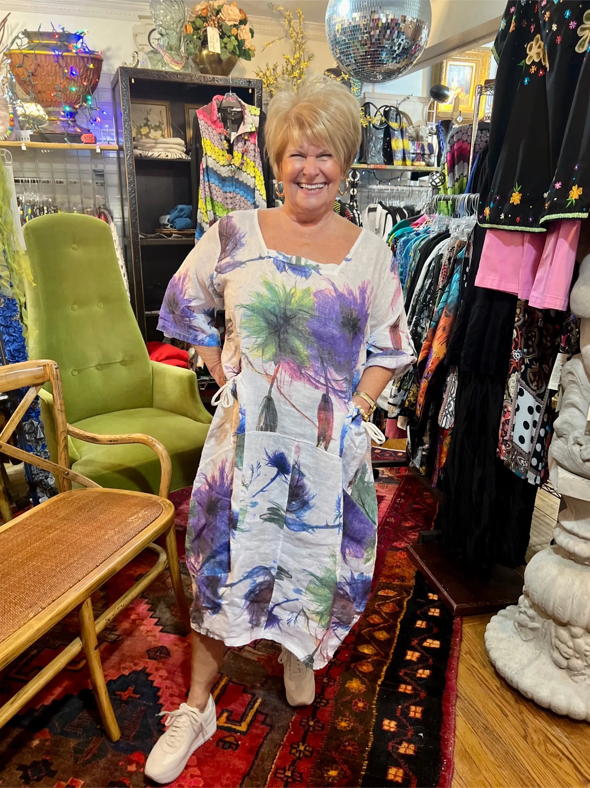 91911-52 Tropical Mix Dress