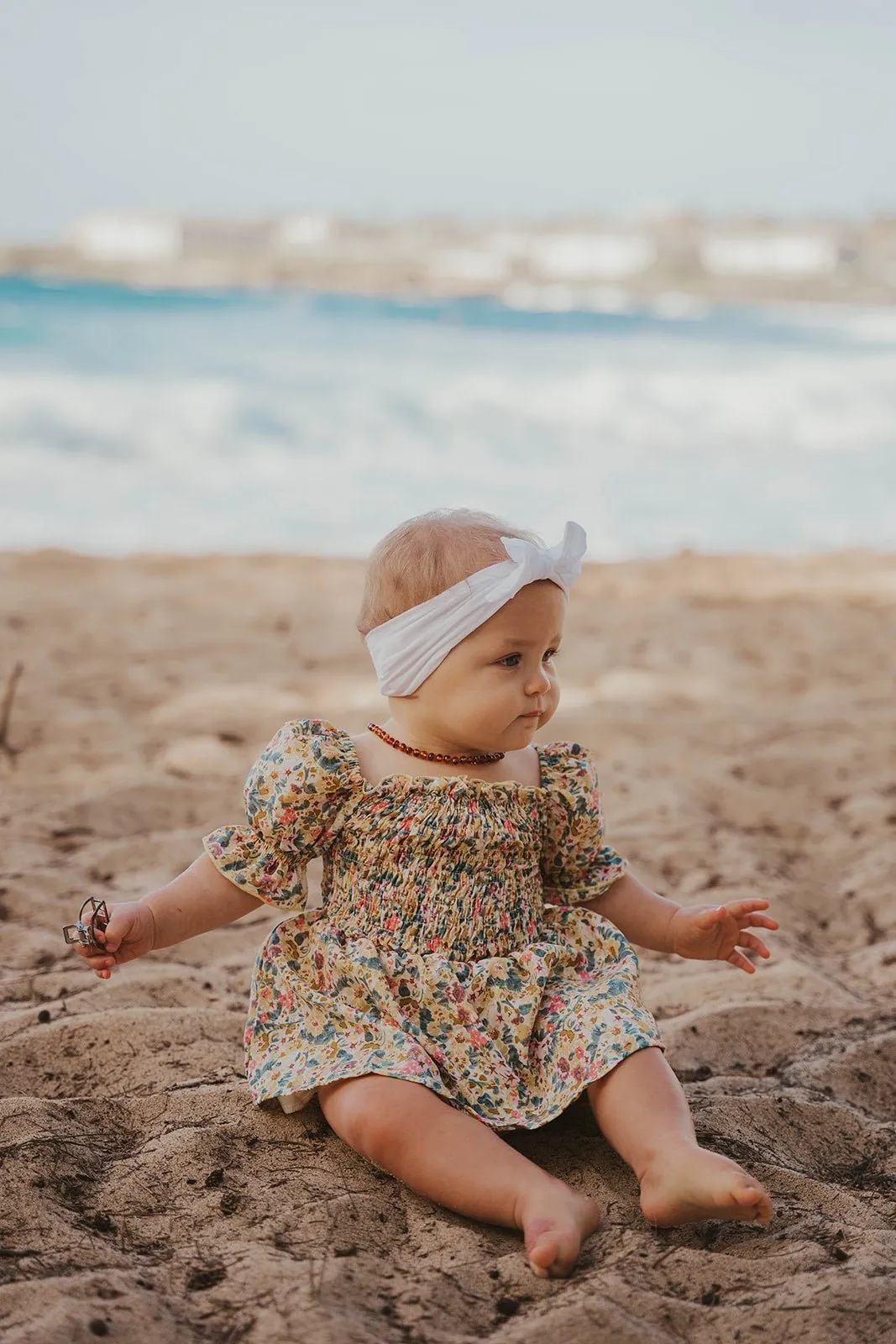 Anitas Yellow Floral Mommy & Me Matching Dresses