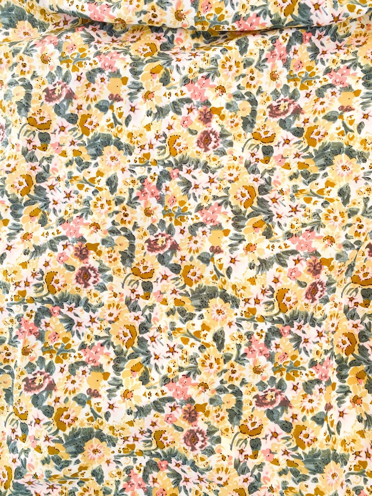 Anitas Yellow Floral Mommy & Me Matching Dresses