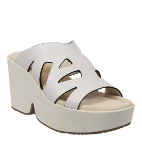 BRIO in WHITE Heeled Sandals