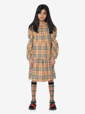 Burberry Girls Check Print Shirley Dress