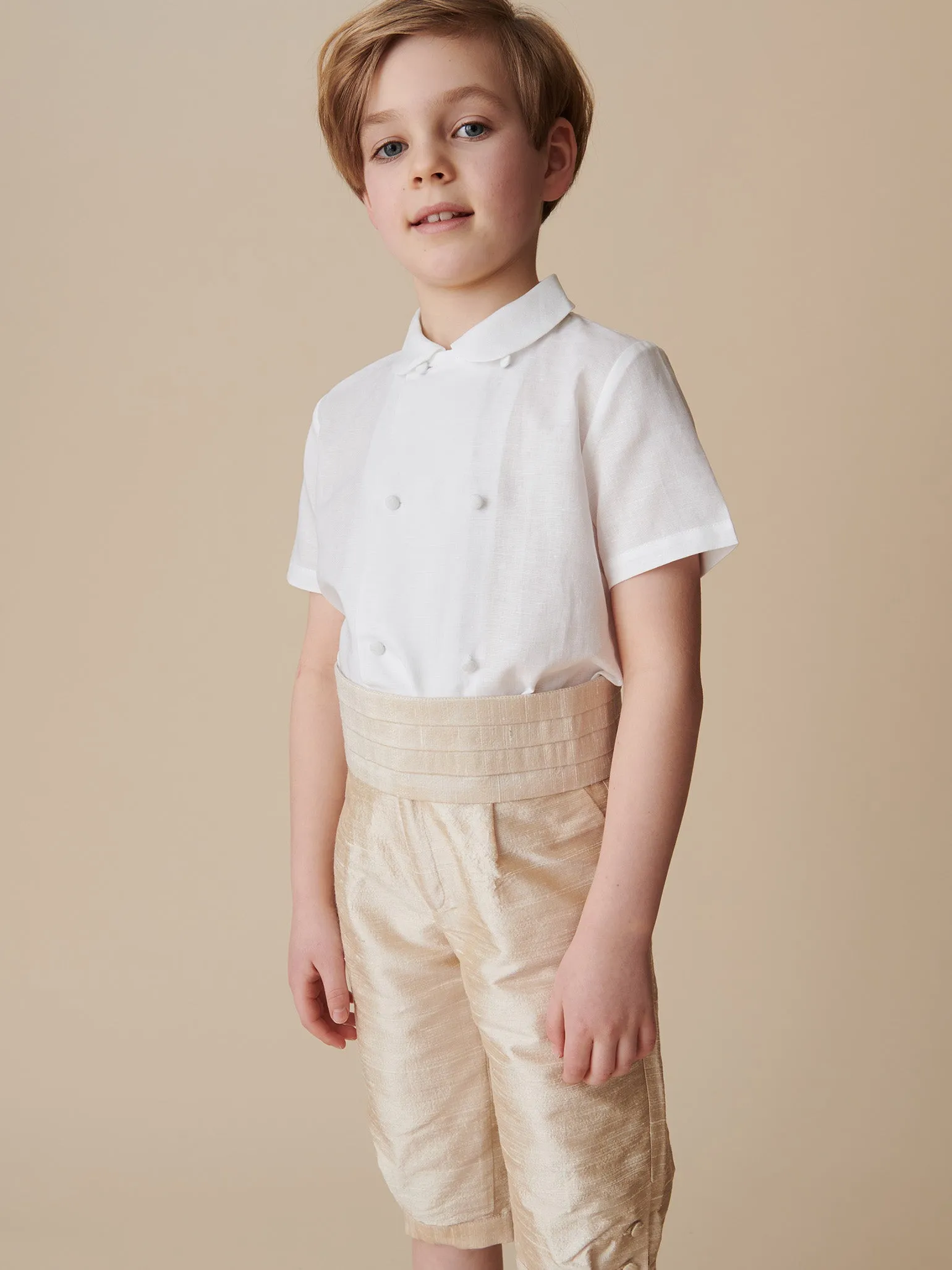Champagne Lupino Silk Boy Knickerbocker