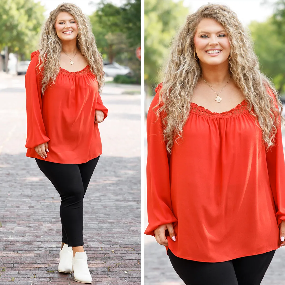 Chance For Love Top, Rust