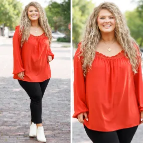 Chance For Love Top, Rust