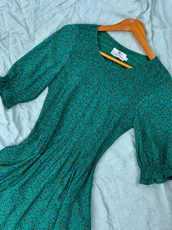Christy Green Vintage-Inspired Dress