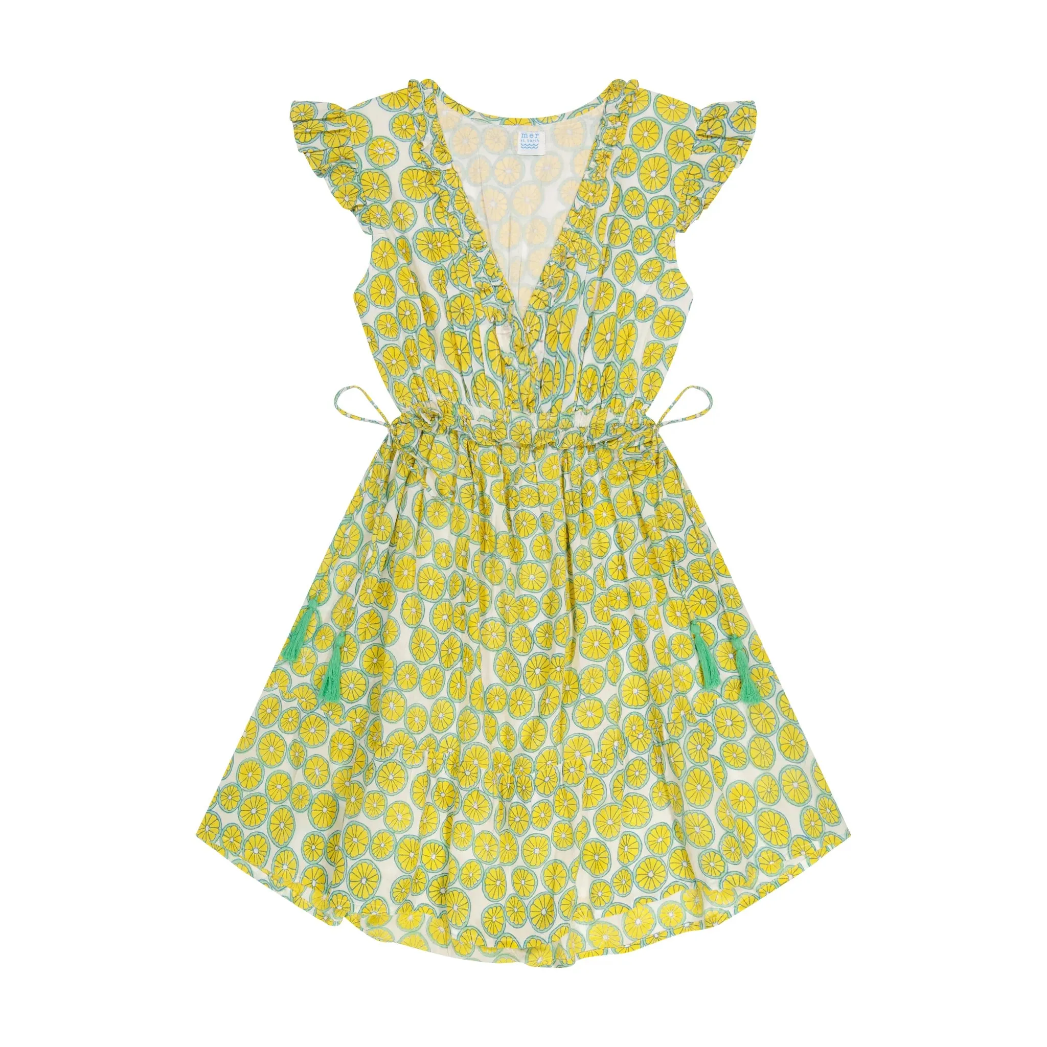 Coralie Women's Dress in Citrus Yellow
