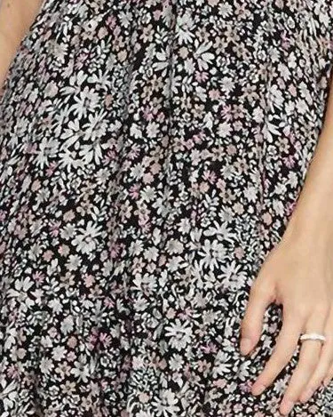 Daisy Dress In Black Floral | Black Floral