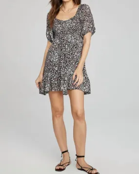 Daisy Dress In Black Floral | Black Floral