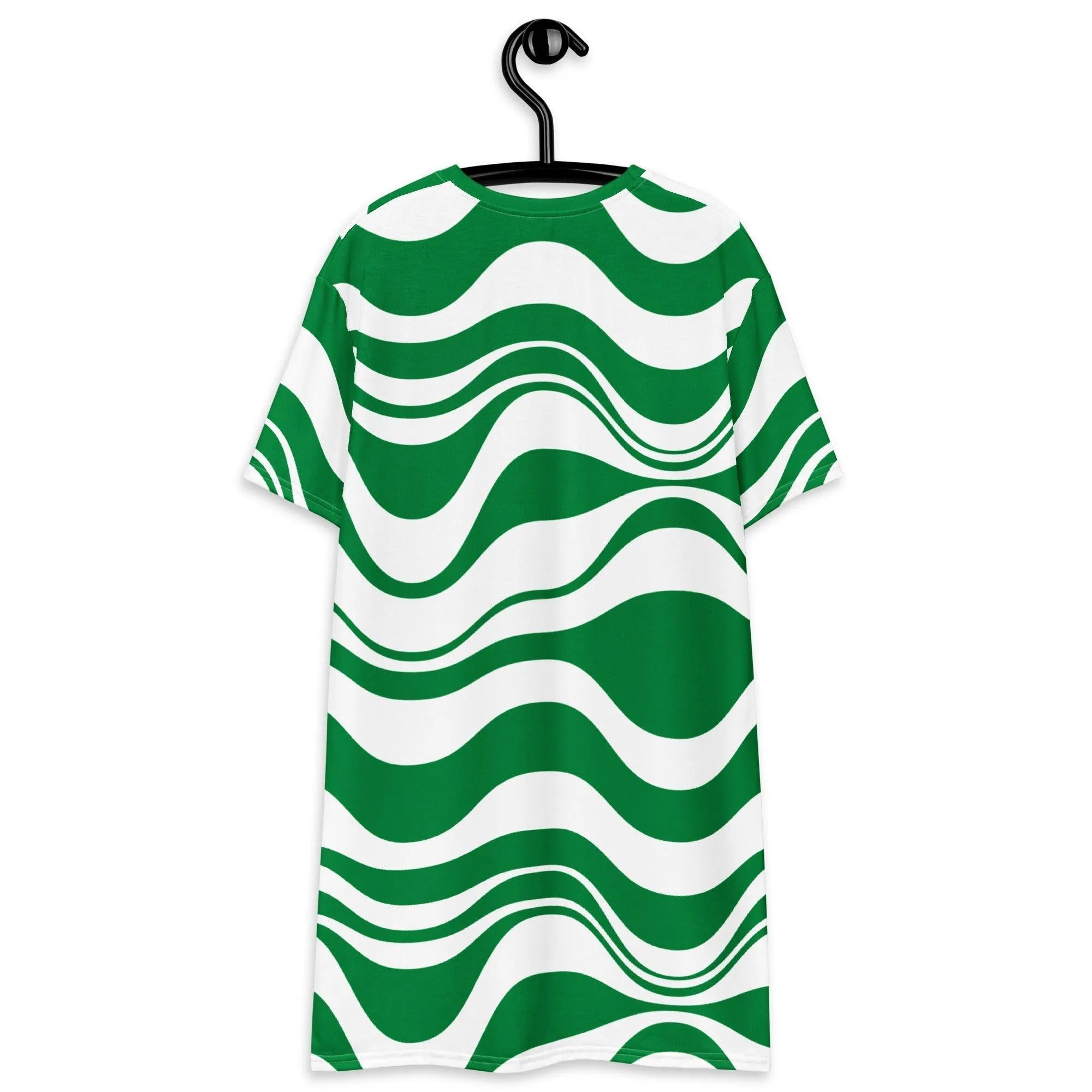ENERGY WAVES green - T-shirt dress