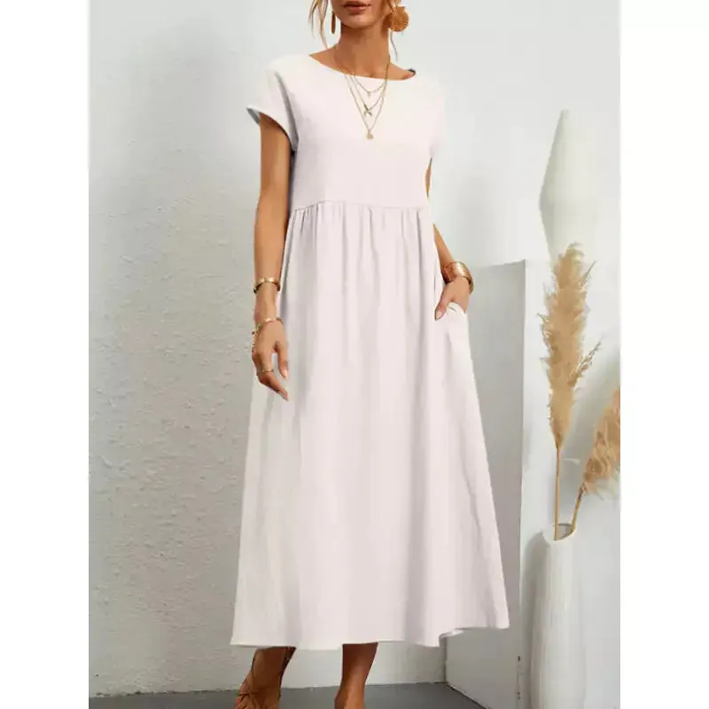 Fernanda Maxi Linen Dresses