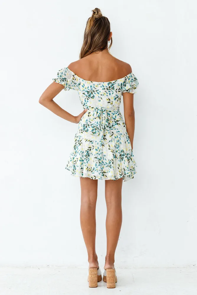Few Pleasantries Dress Green