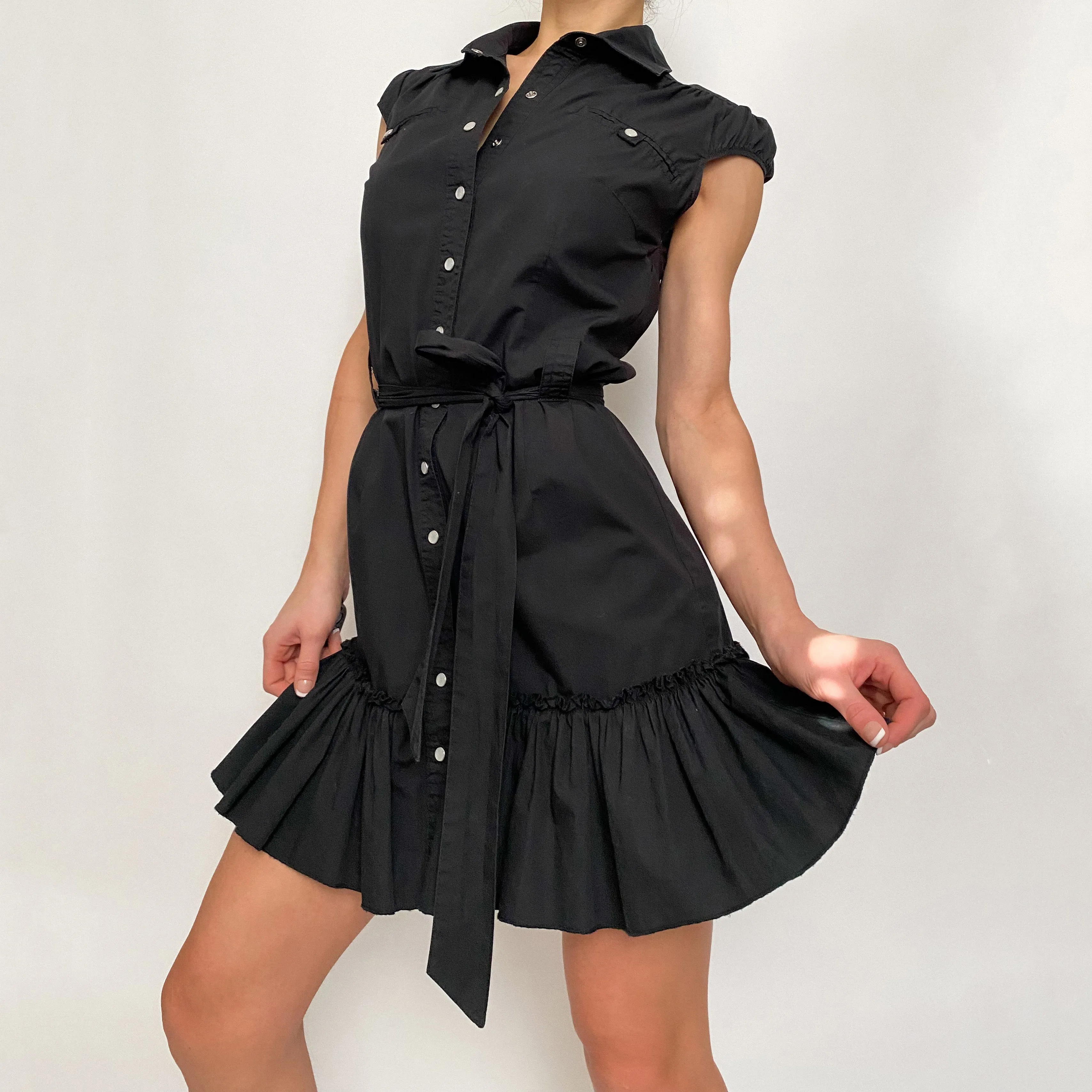 flirty shirtdress - small