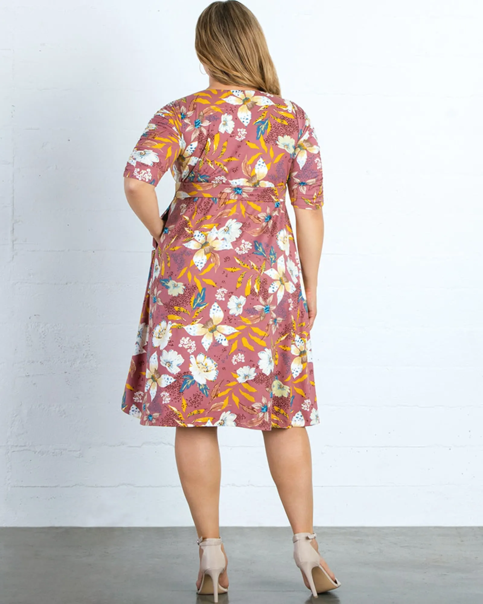 Gabriella Dress | MAUVE FLORAL PRINT