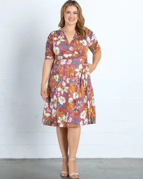 Gabriella Dress | MAUVE FLORAL PRINT