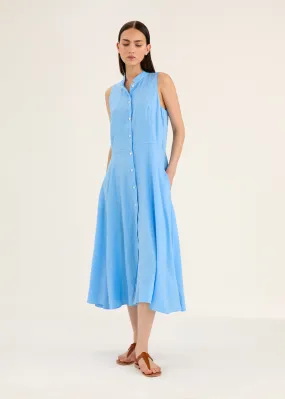 Garment-Dyed Sleeveless Dress