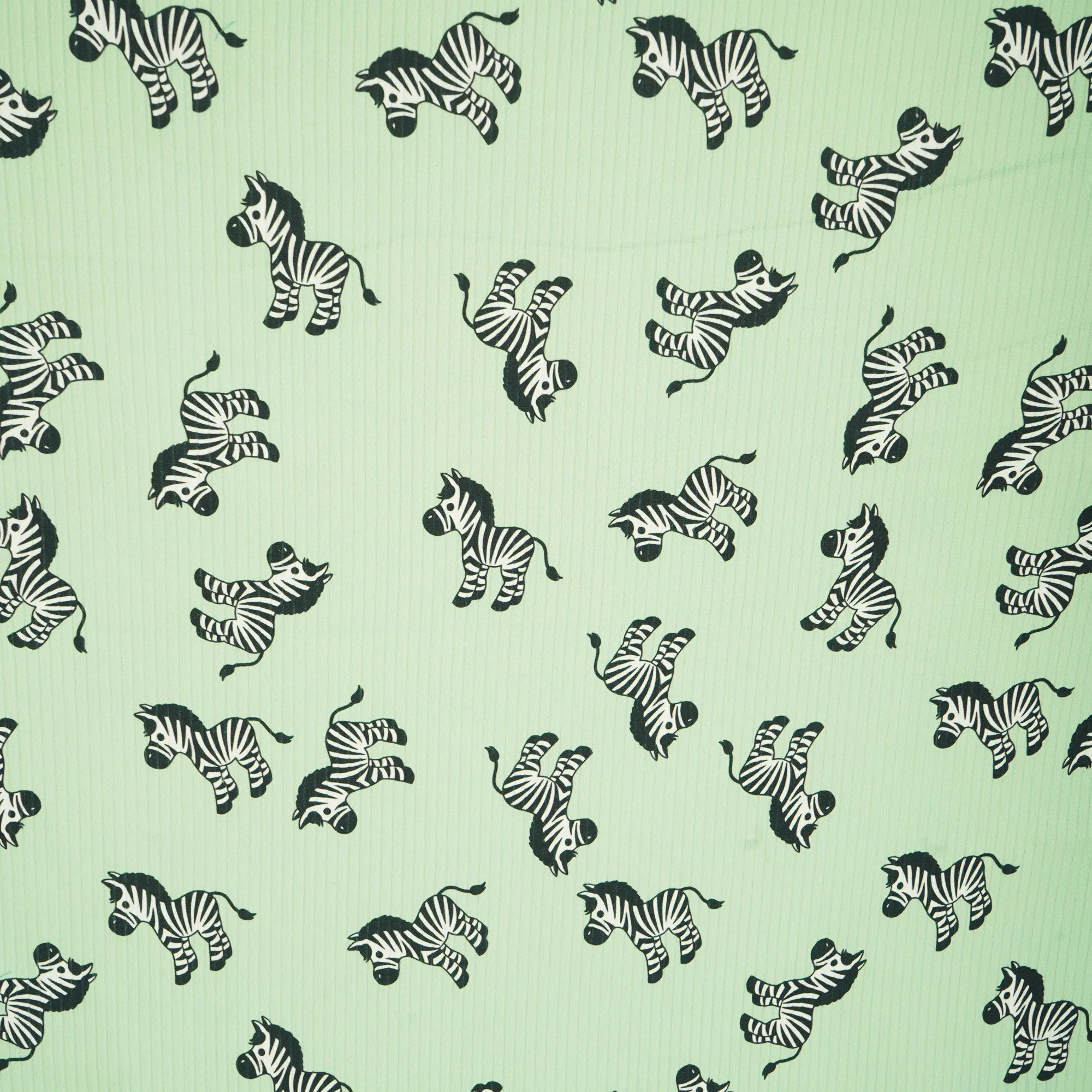 Green Kids Print Hosiery Fabric RS-24459