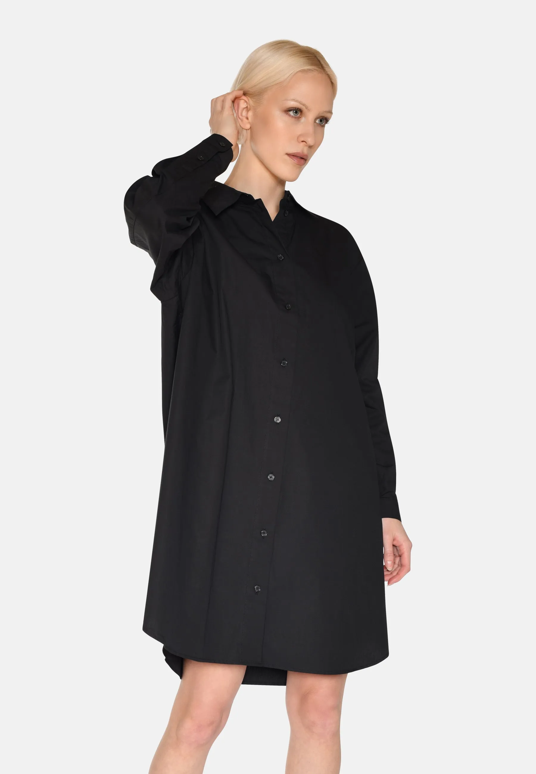 Hannah shirt-dress 4238 - Black