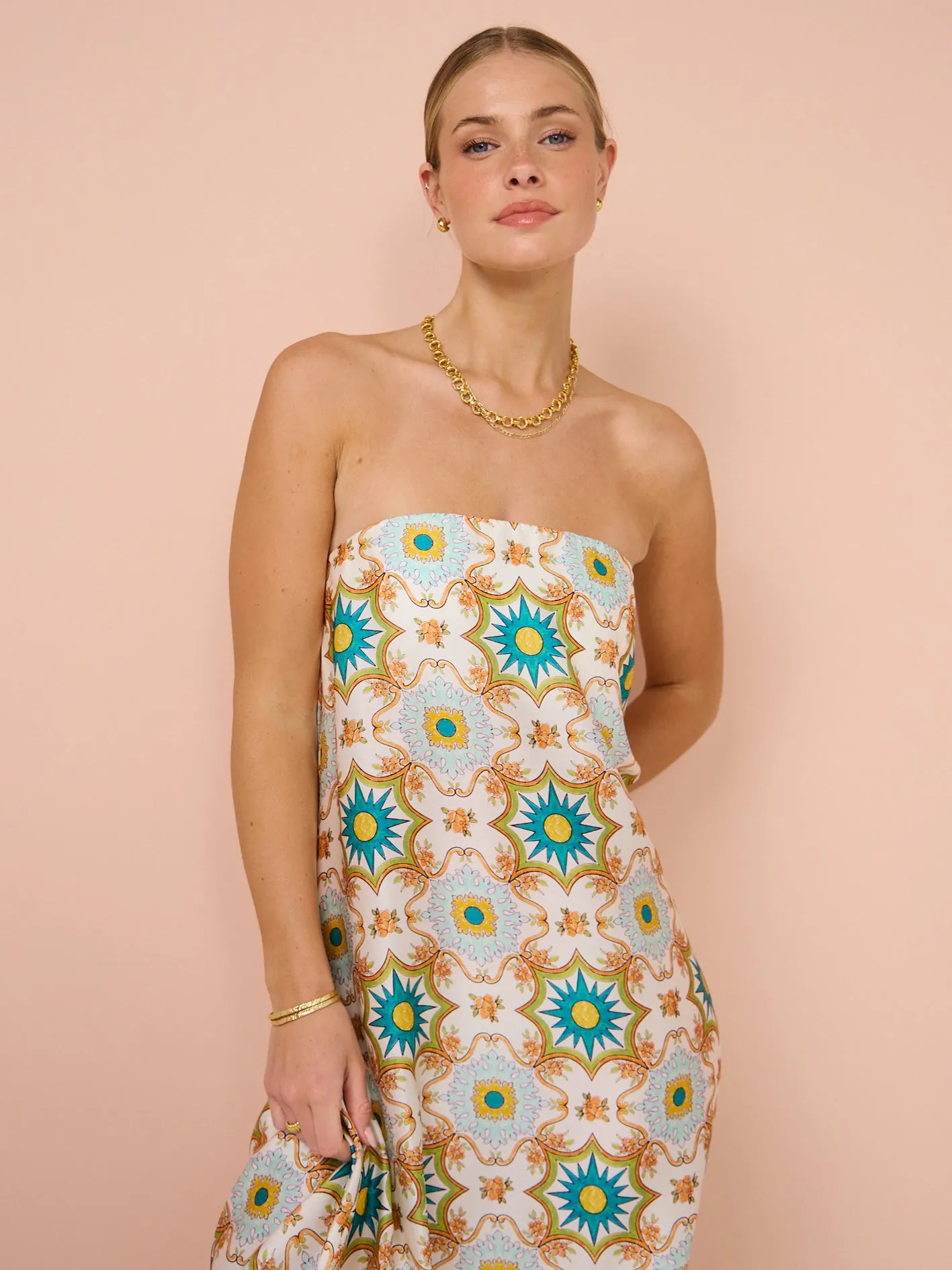 Hansen & Gretel Ikaria Dress in Mosaic