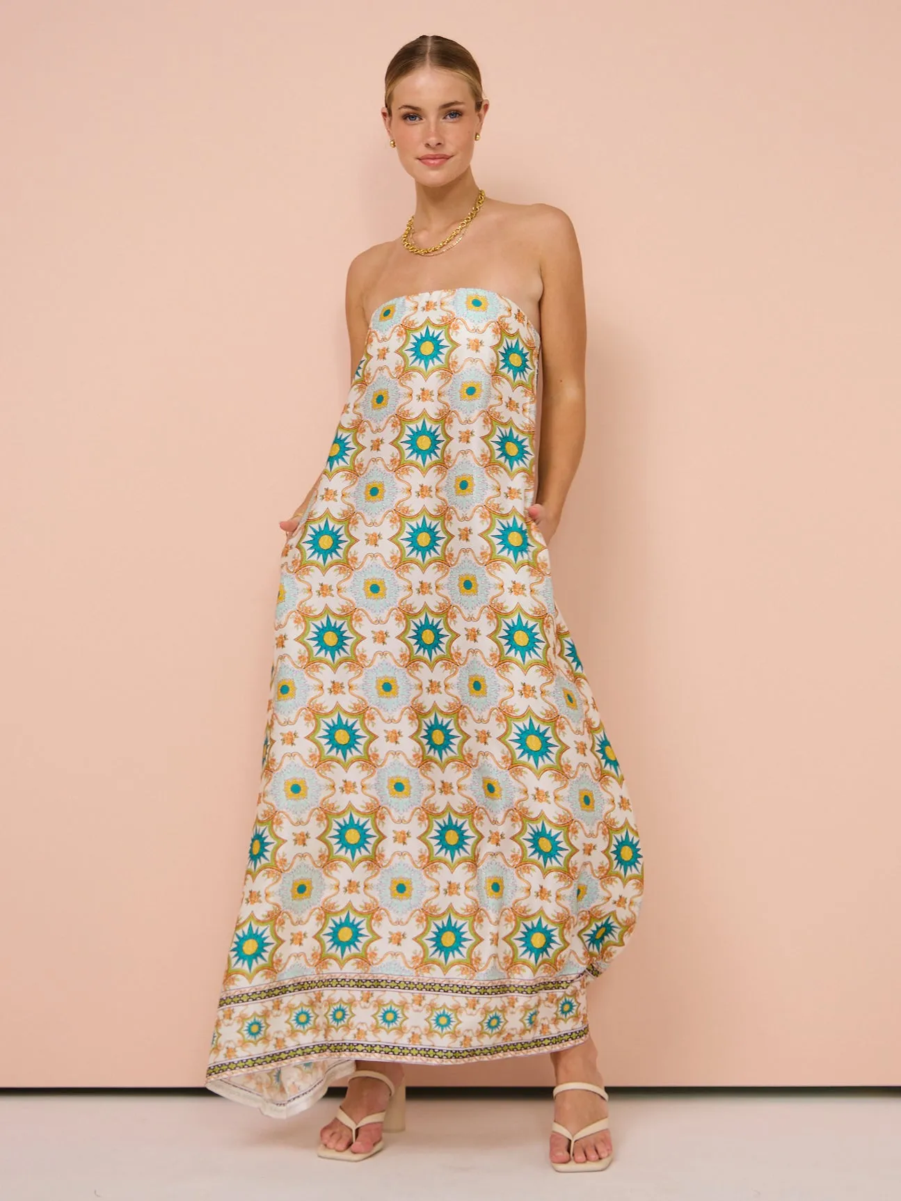 Hansen & Gretel Ikaria Dress in Mosaic