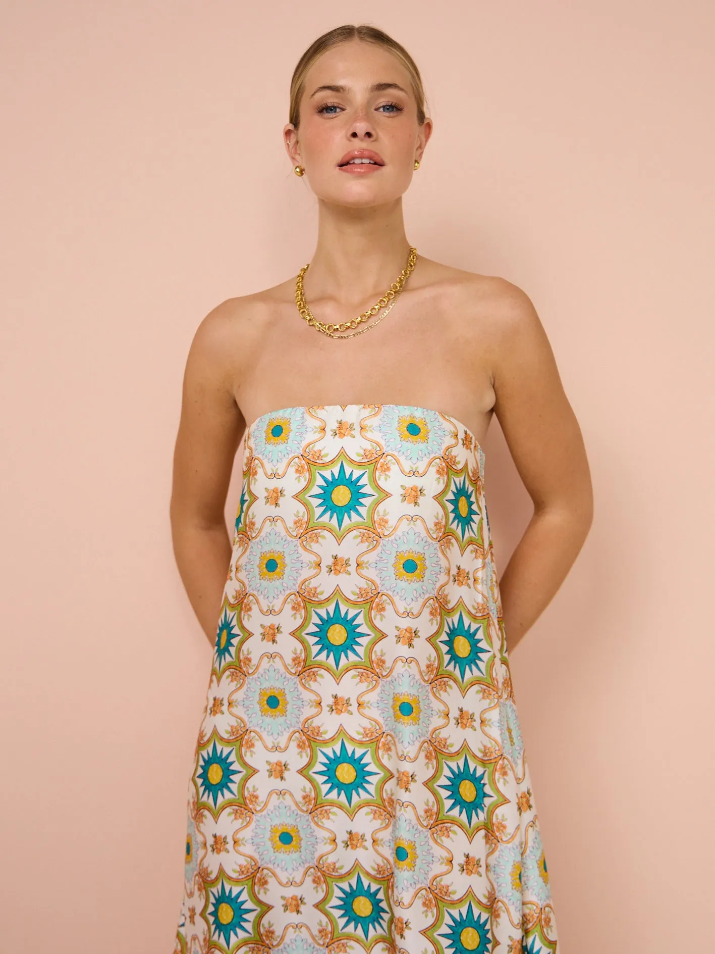 Hansen & Gretel Ikaria Dress in Mosaic