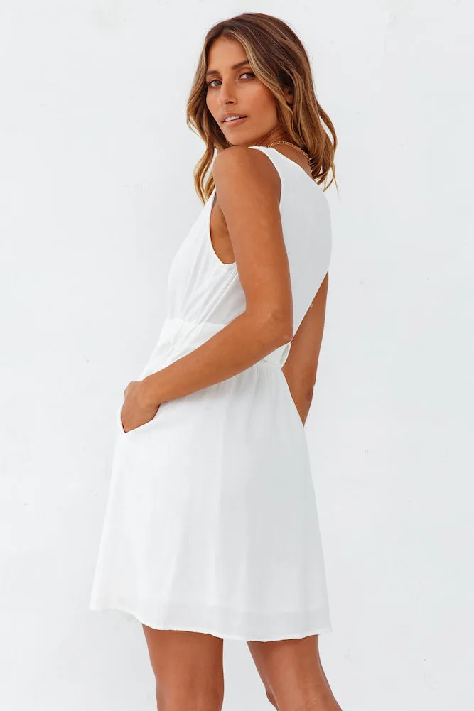 Hole In The Wall Dress White