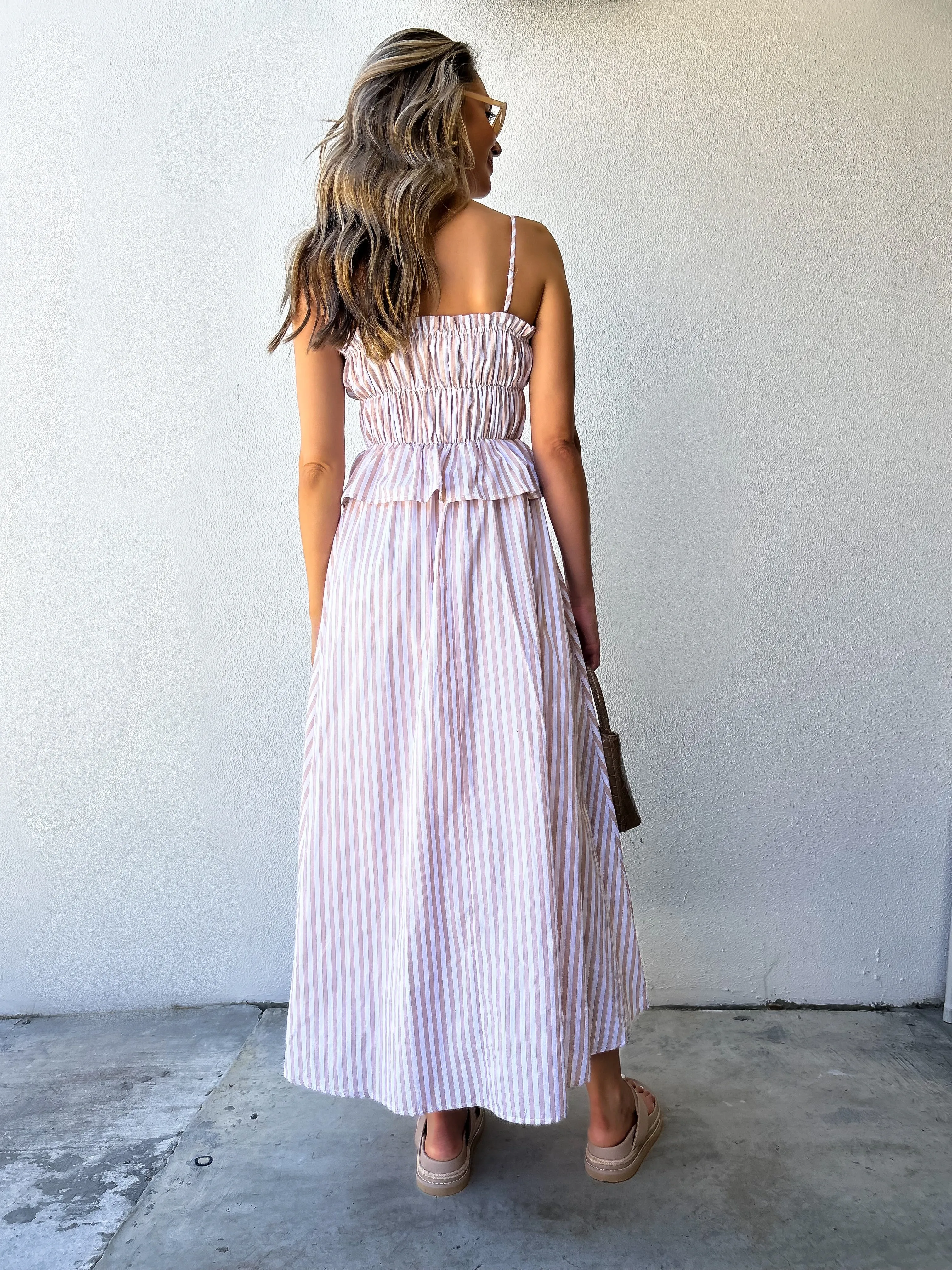 KALISI Maxi - Taupe/White