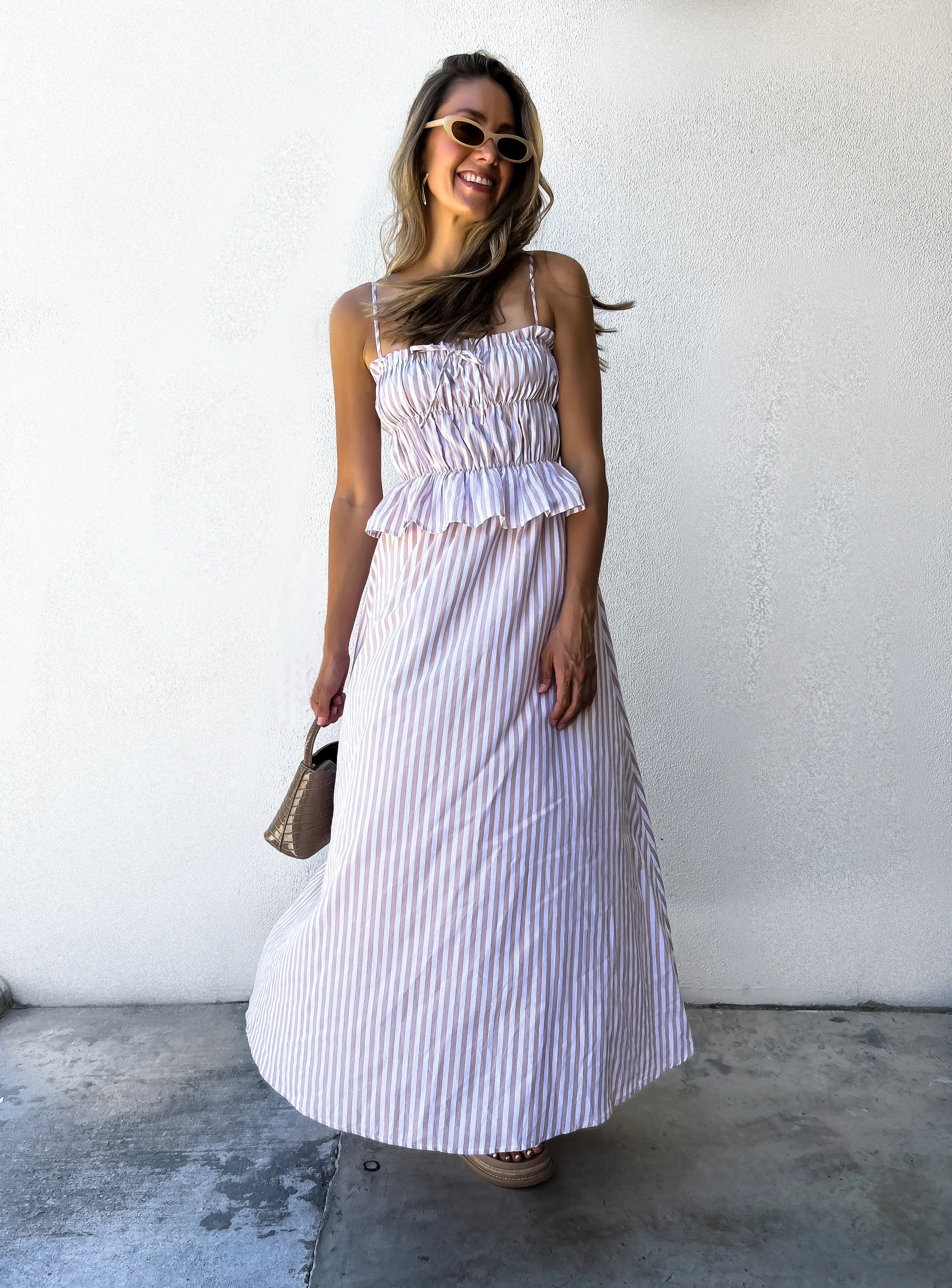 KALISI Maxi - Taupe/White
