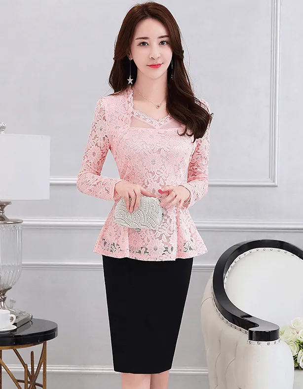 Lace Shirt Tops