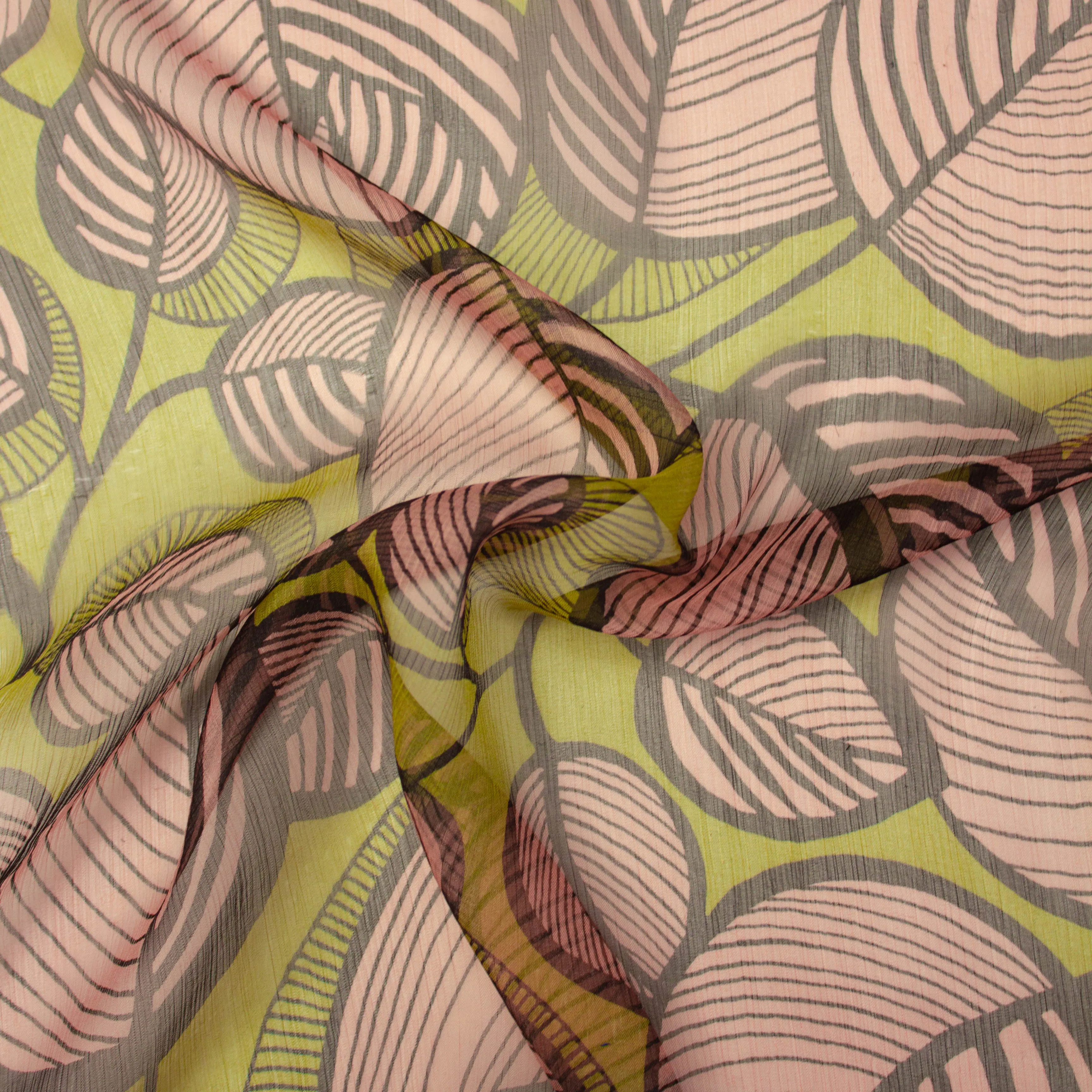 Leia Floral Silk Chiffon