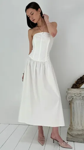 Marie Corset Midi - White