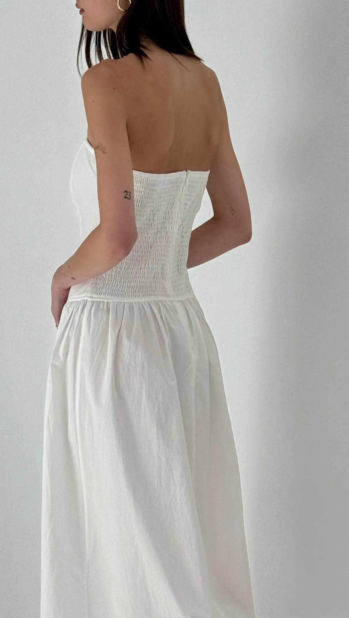 Marie Corset Midi - White