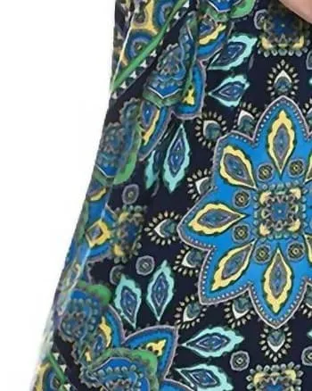 Morris Maxi Dress In Navy/Blue | Navy/Blue