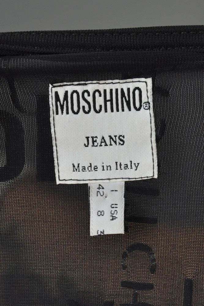 Moschino Positive Energy Text Dress