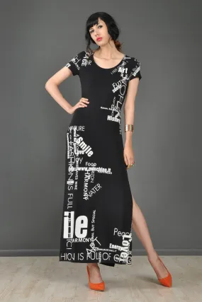 Moschino Positive Energy Text Dress