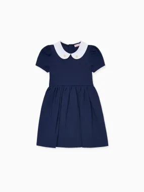 Navy Gabriela Girl Dress