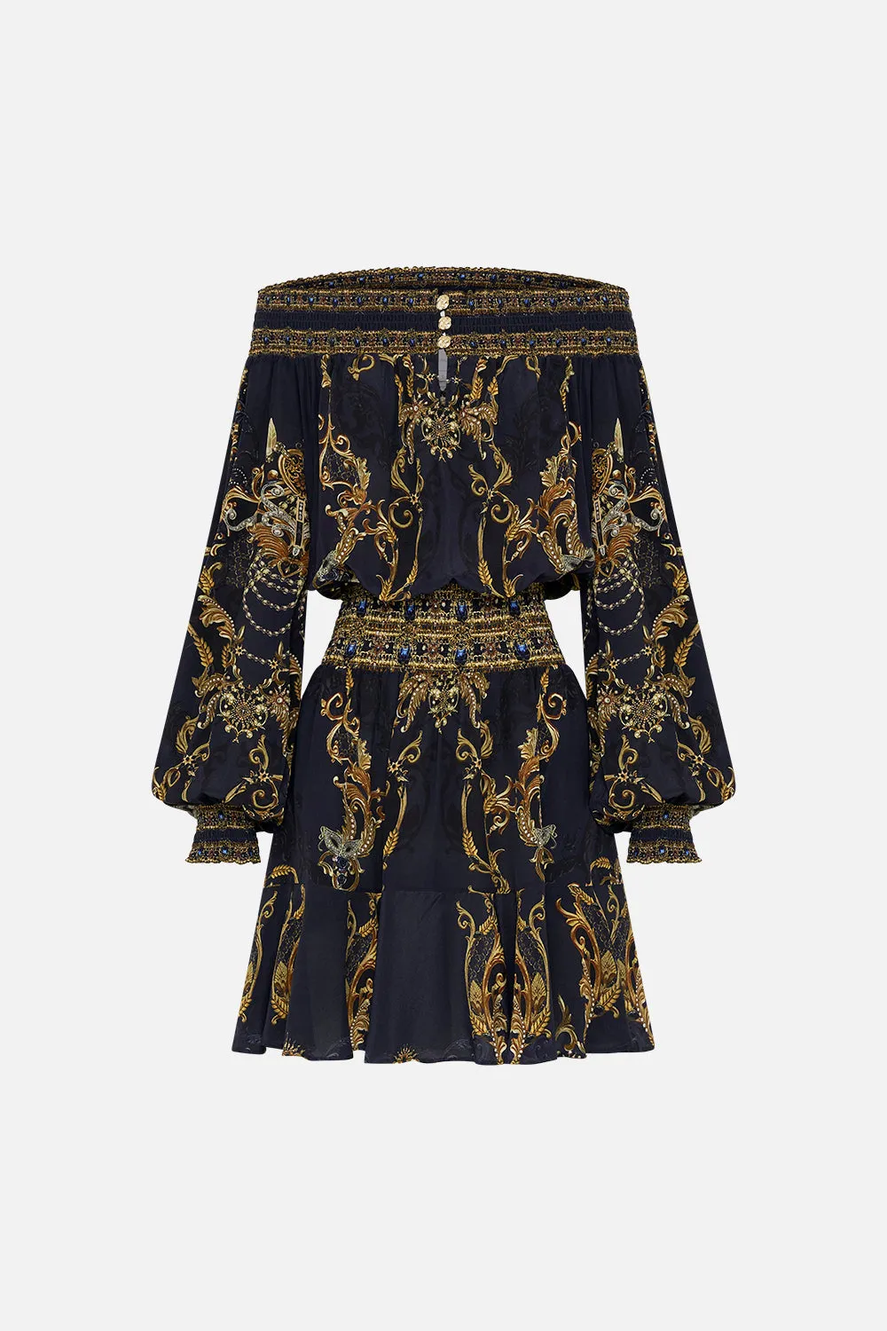 OFF SHOULDER SHORT DRESS MOONLIGHT MELODIES