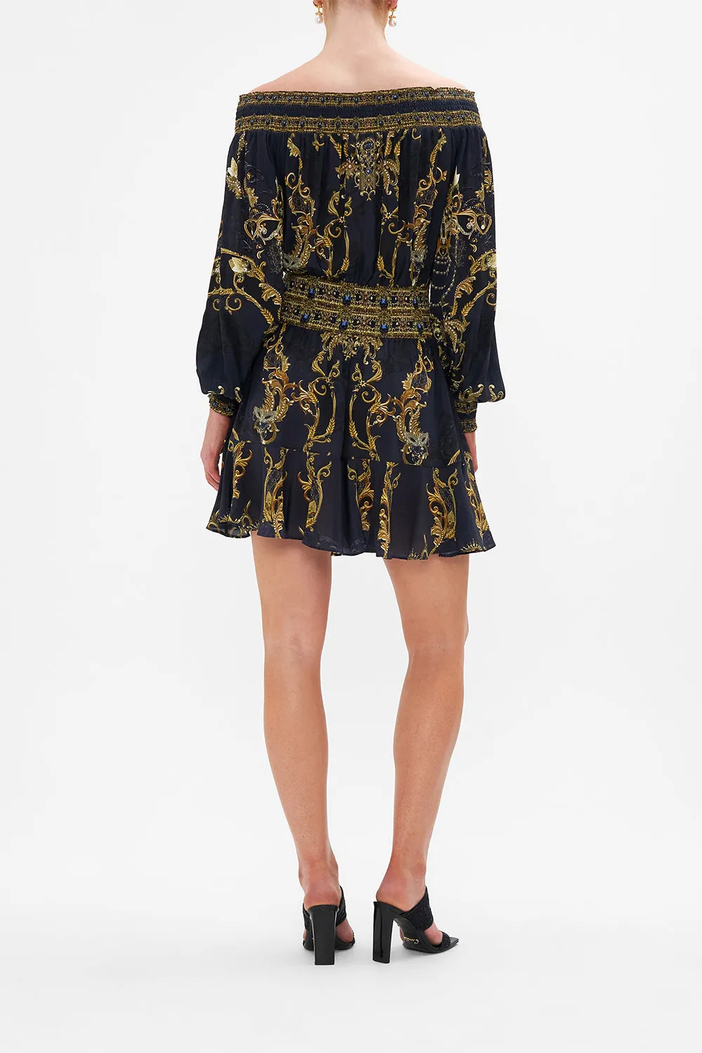 OFF SHOULDER SHORT DRESS MOONLIGHT MELODIES