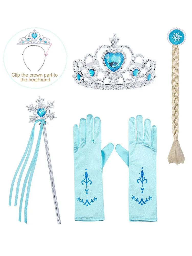 Princess Elsa Dress Theme Character Costume