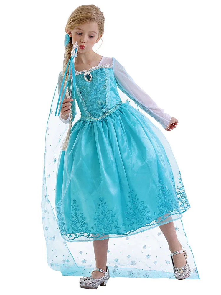 Princess Elsa Dress Theme Character Costume