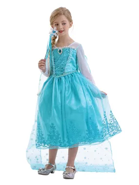 Princess Elsa Dress Theme Character Costume