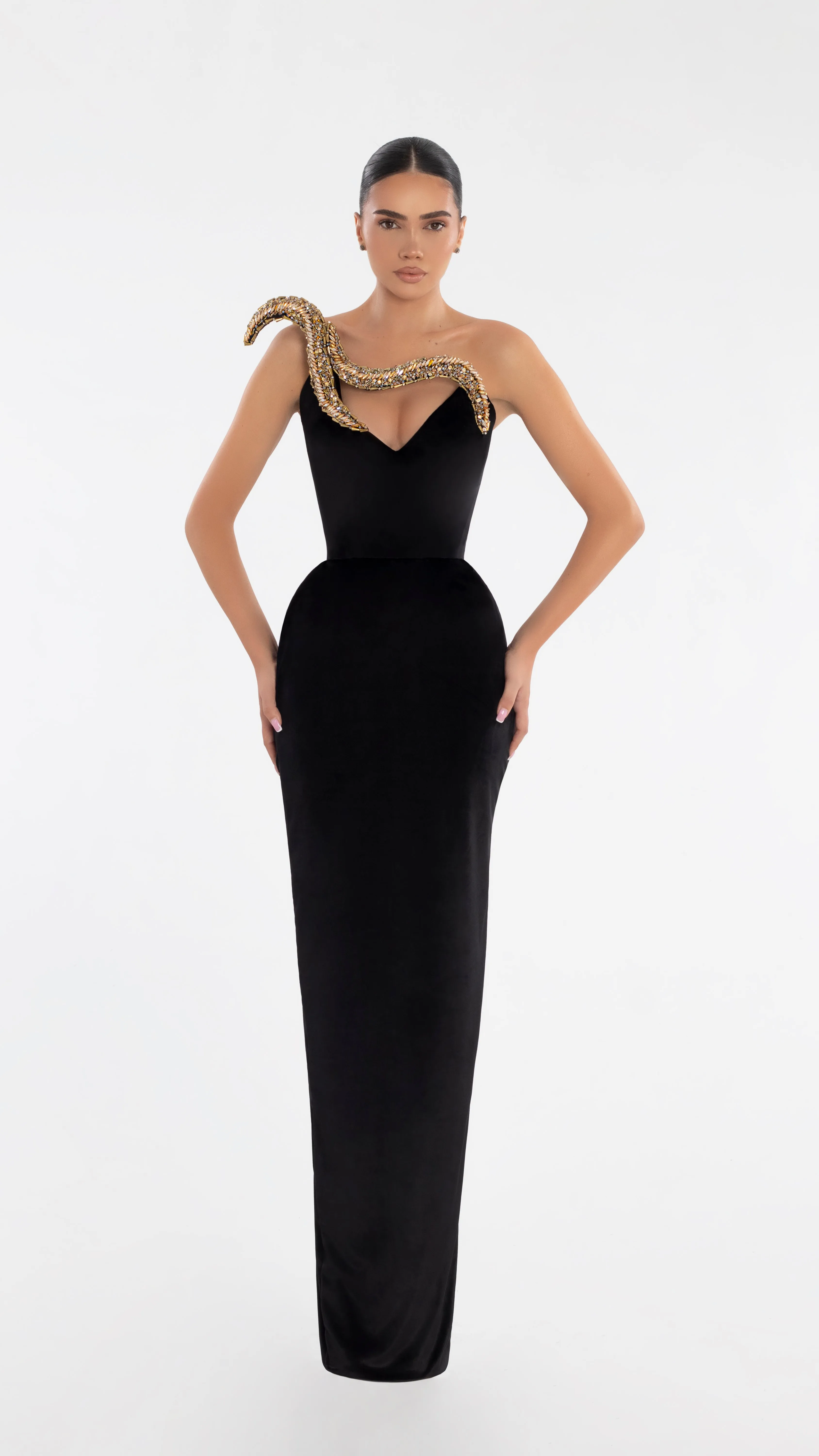 Serpentine Elegance Dress