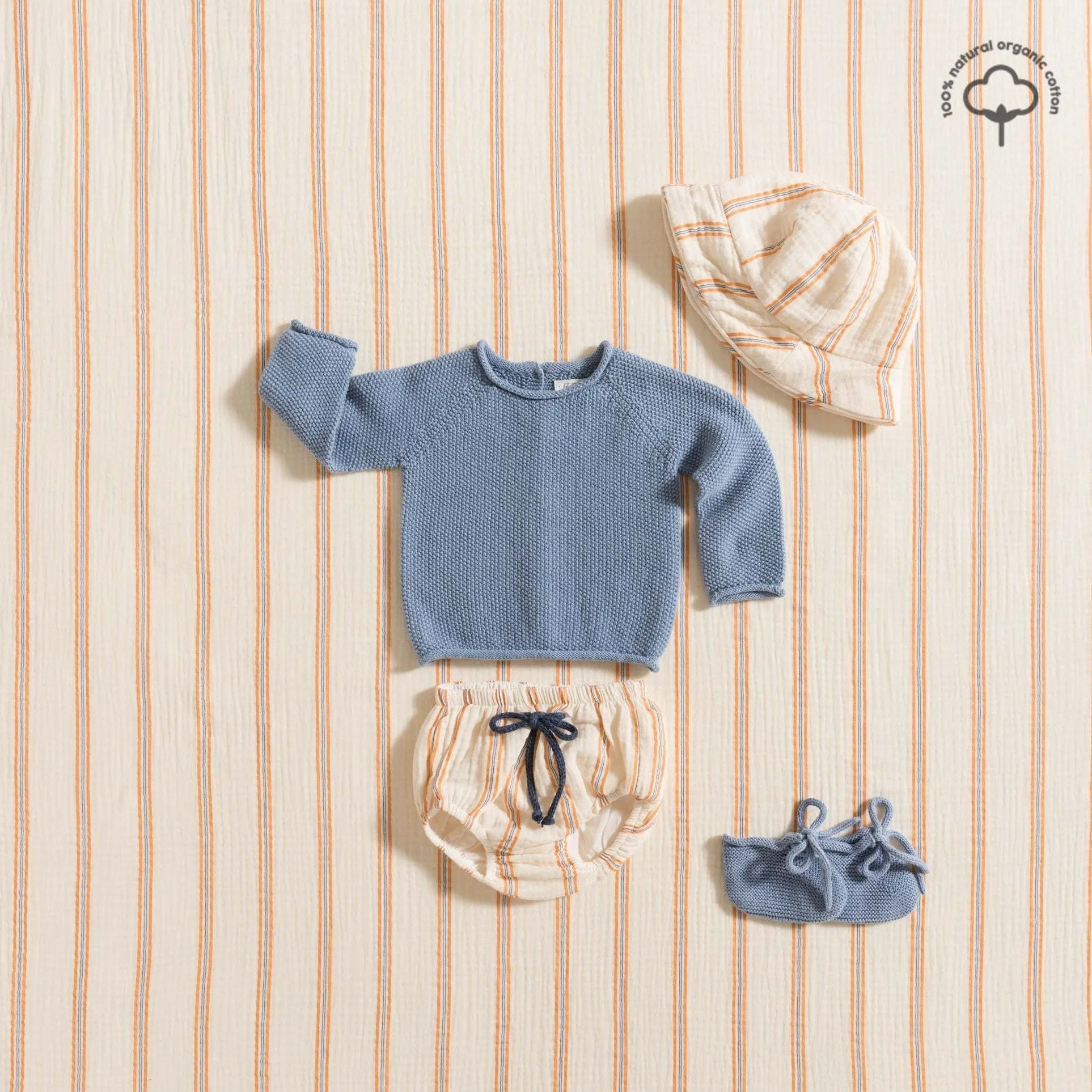SHORTIES / MANGO STRIPES GAUZE