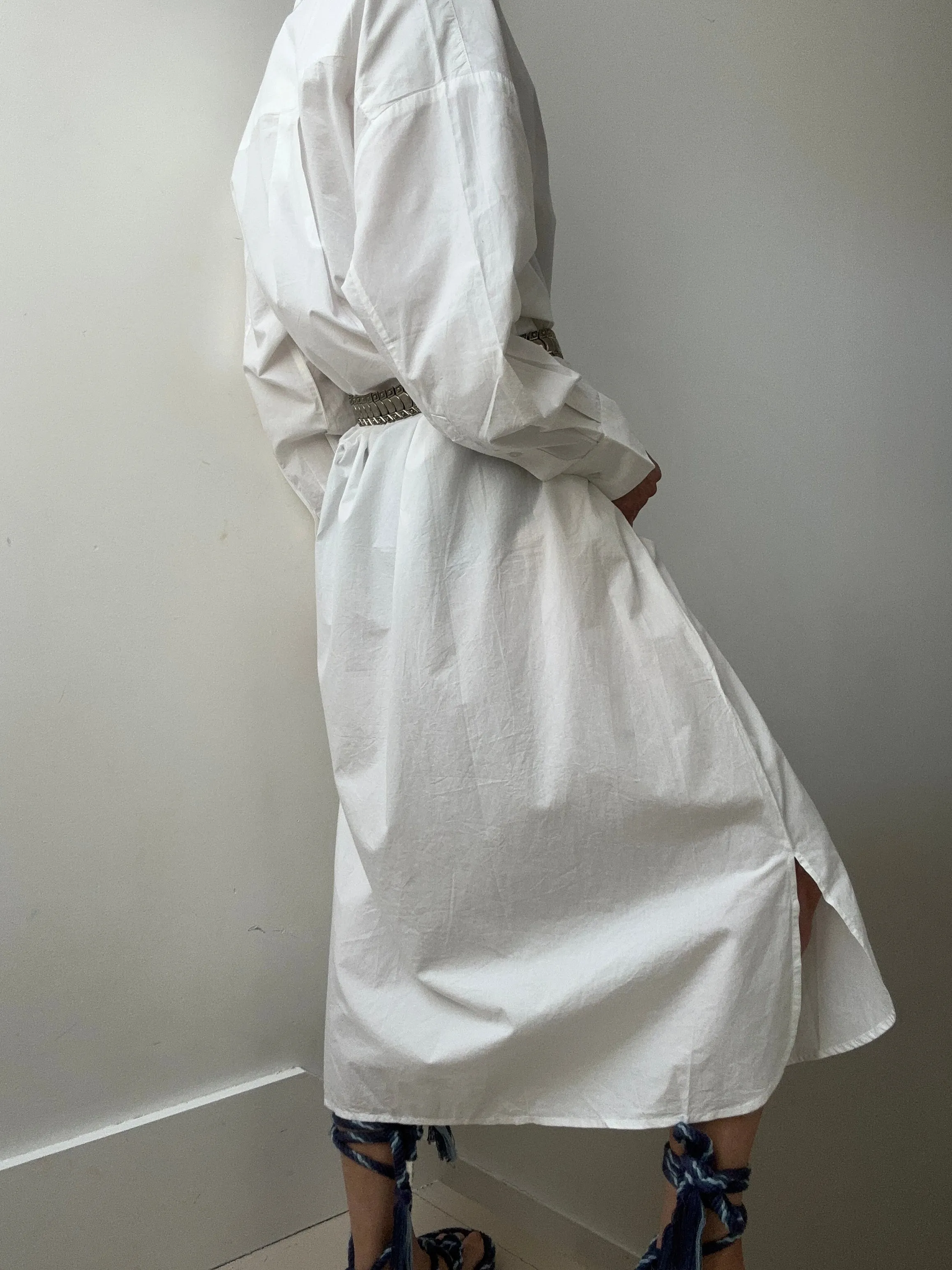 Skall Studio Edgar Shirtdress White