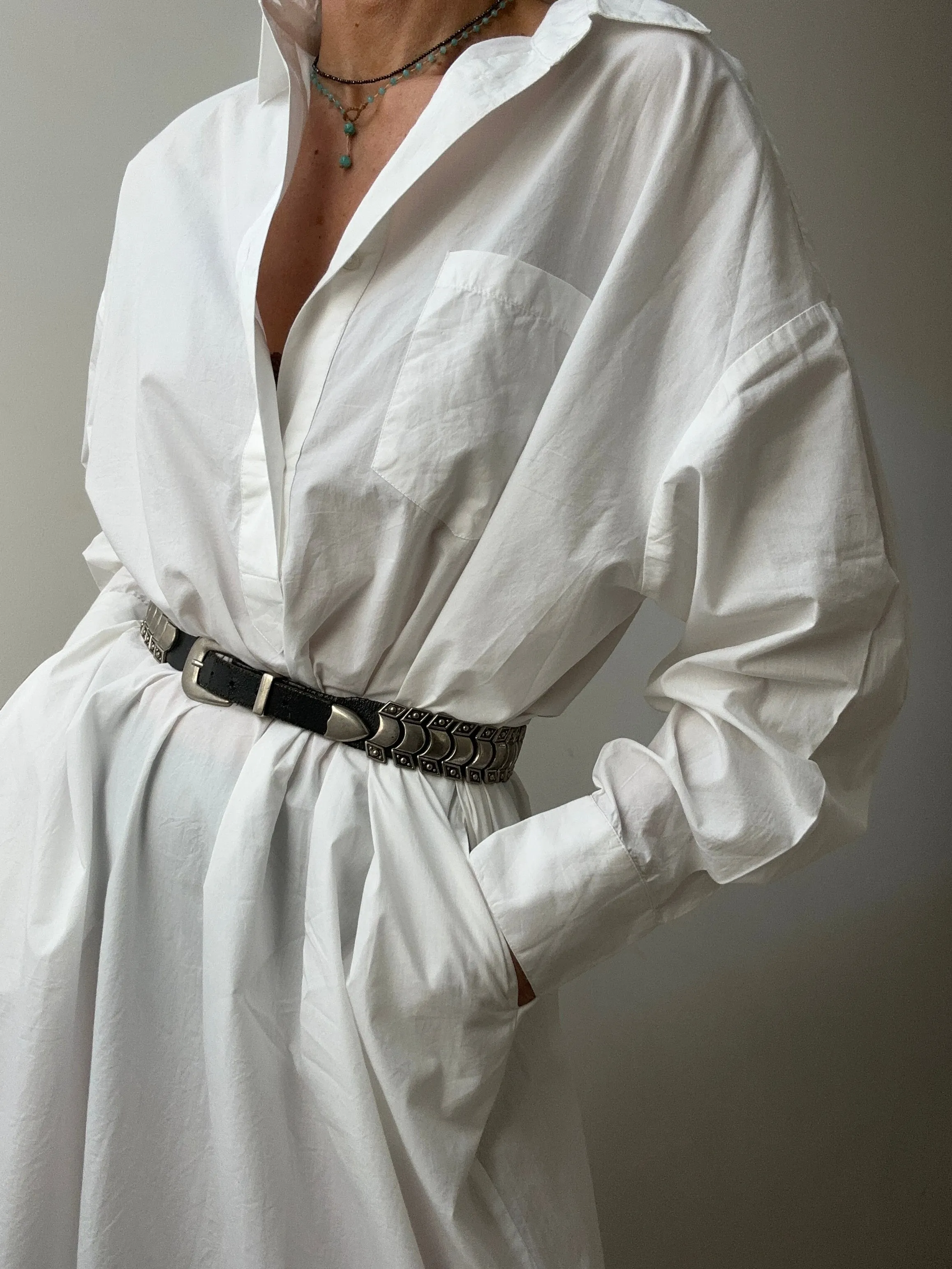 Skall Studio Edgar Shirtdress White