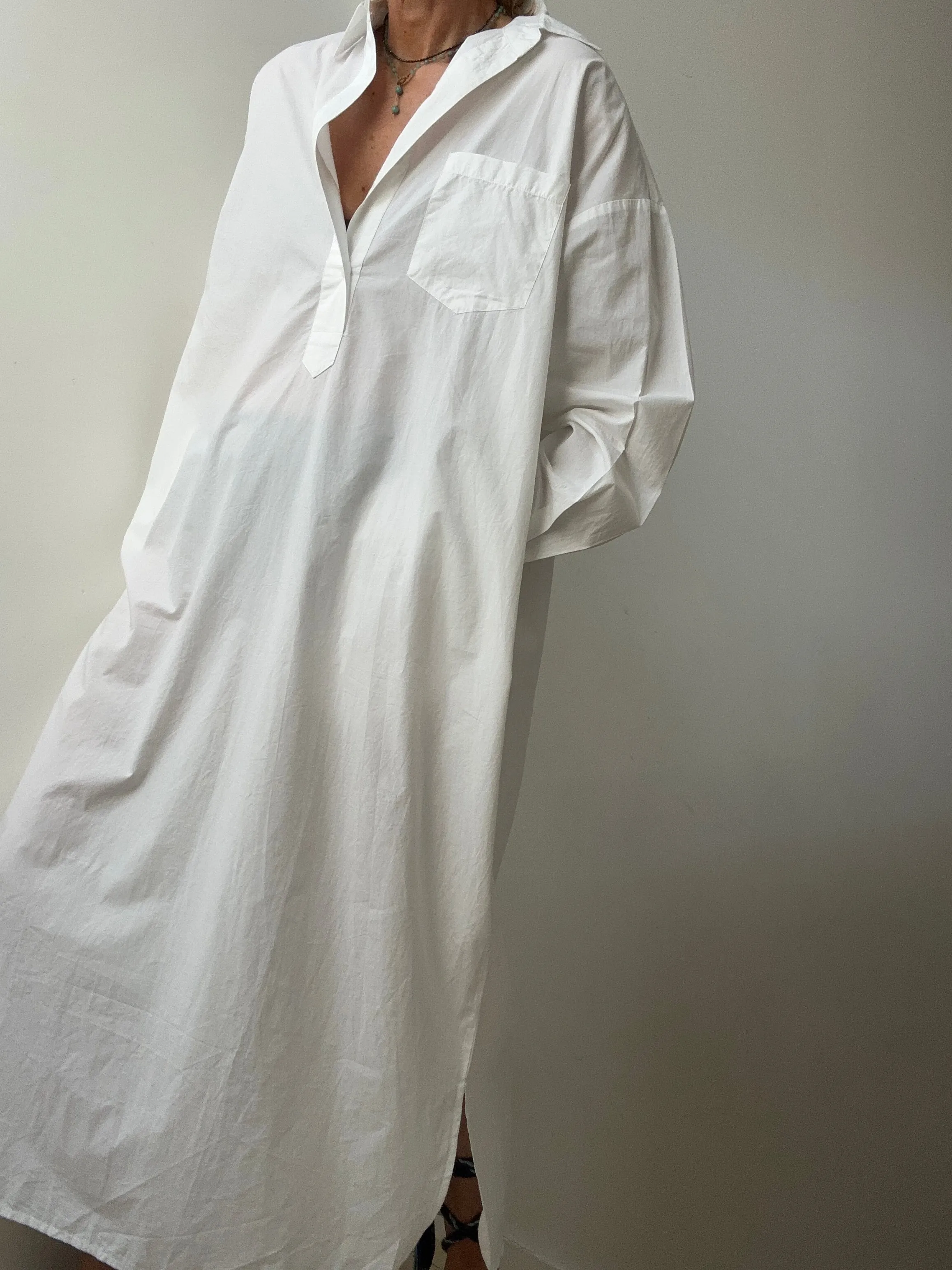 Skall Studio Edgar Shirtdress White
