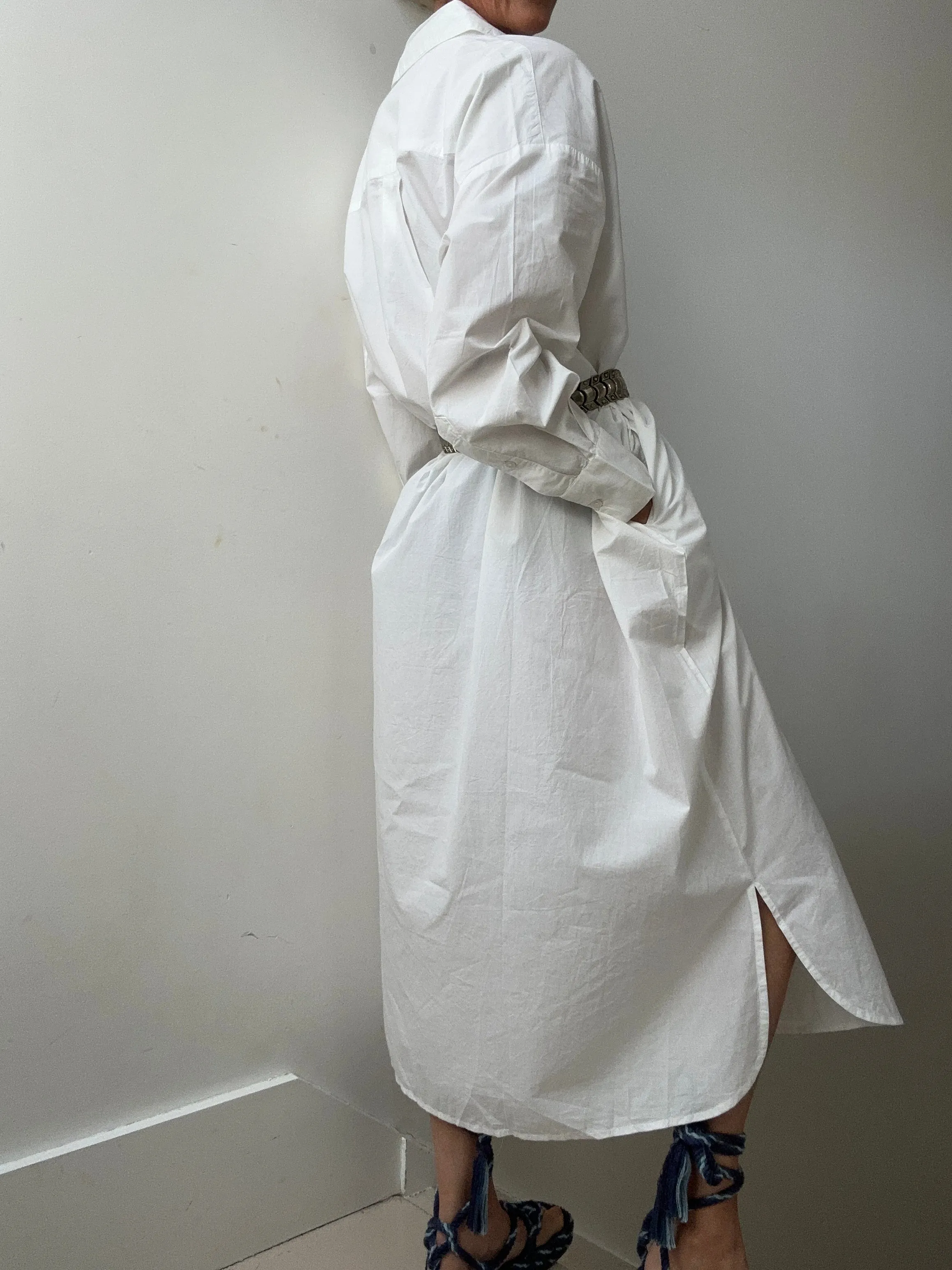 Skall Studio Edgar Shirtdress White