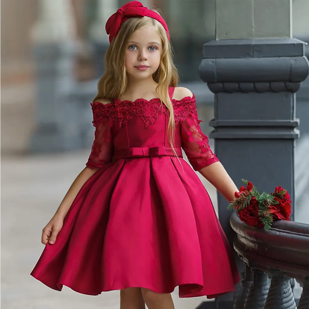 Solid Color Off Shoulder Pretty Dress - GlamzLife