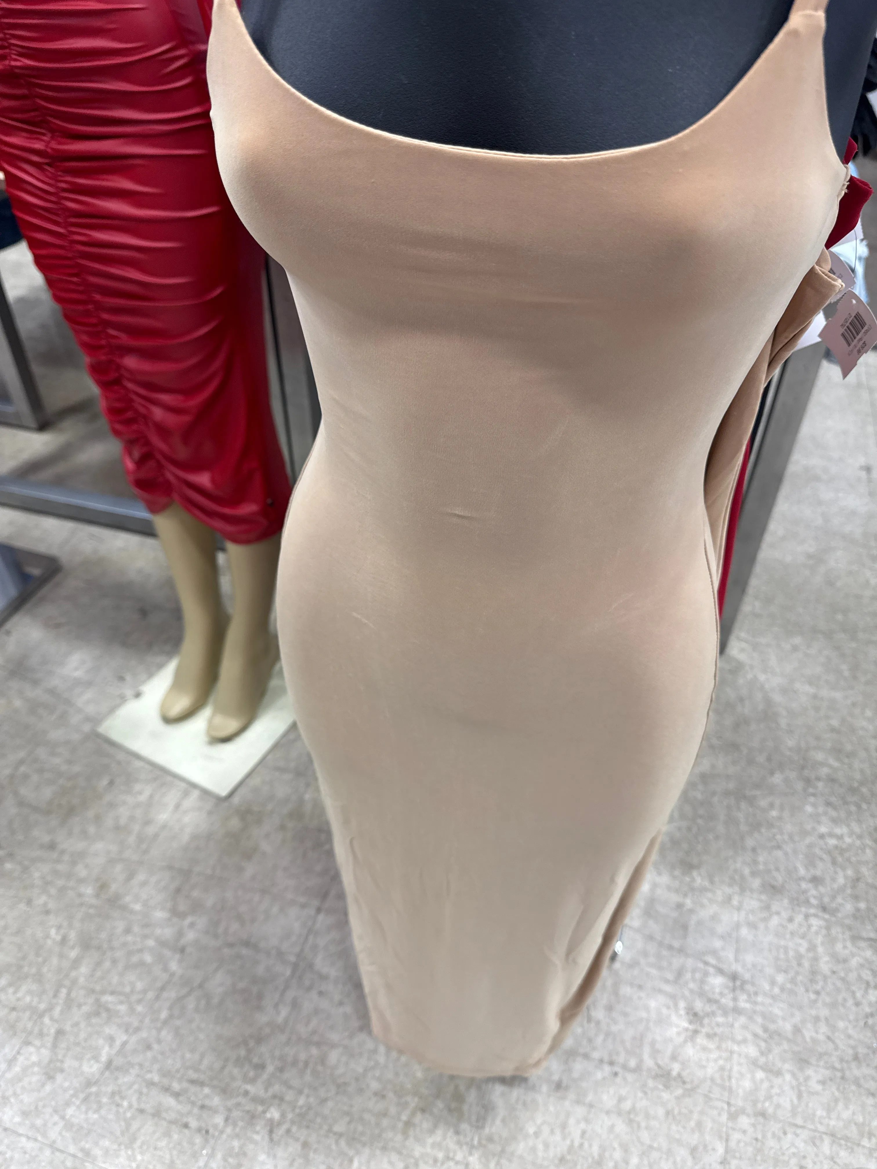 Spaghetti Strap Long Midi Dresses