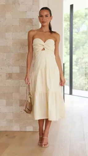 Strapless Ruffle Dress