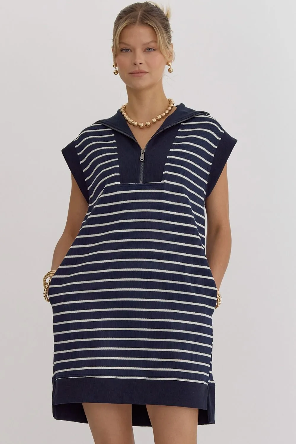 Stripe Mini Dress
